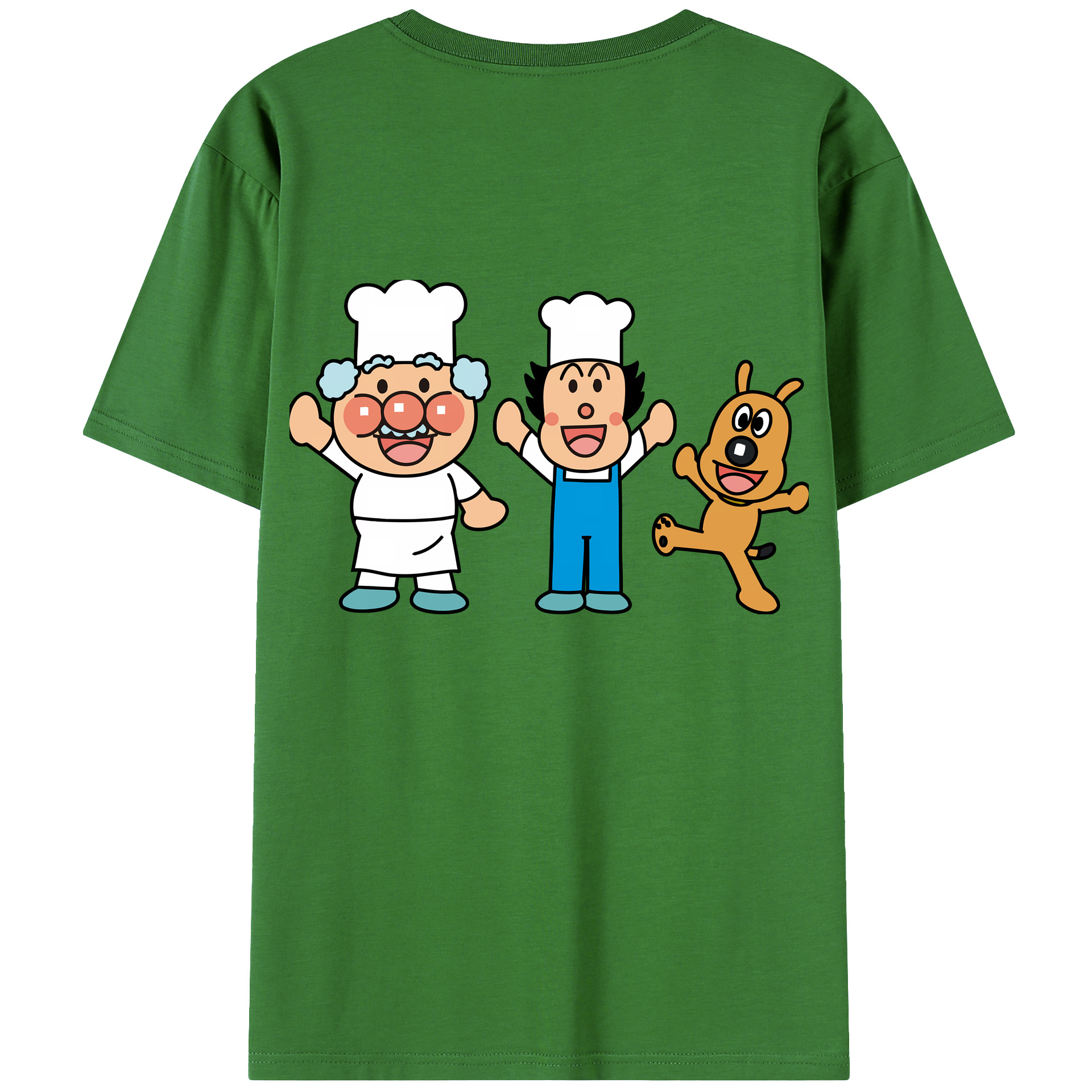 （画像用） アンパンマン Anpanman レディース半袖Tシャツ(バックプリント)